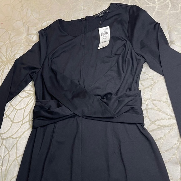 INC Black dress 3/4 sleeves - Picture 4 of 12